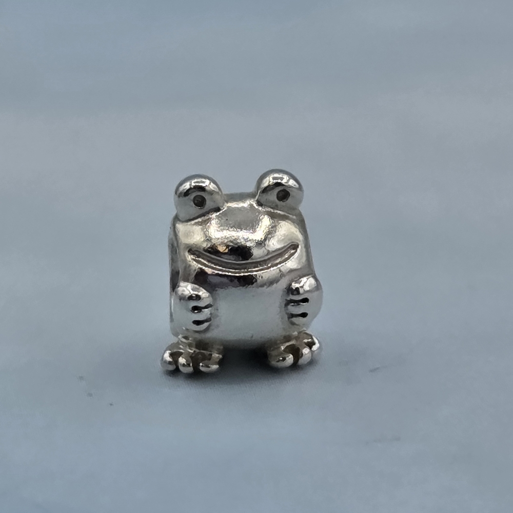 Pandora Silver Frog Charm Bracelet Accessory